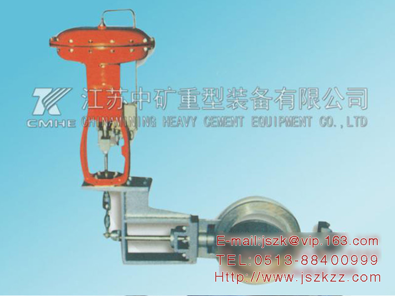 Pneumatic high temperature butterfly valve (6000M type)