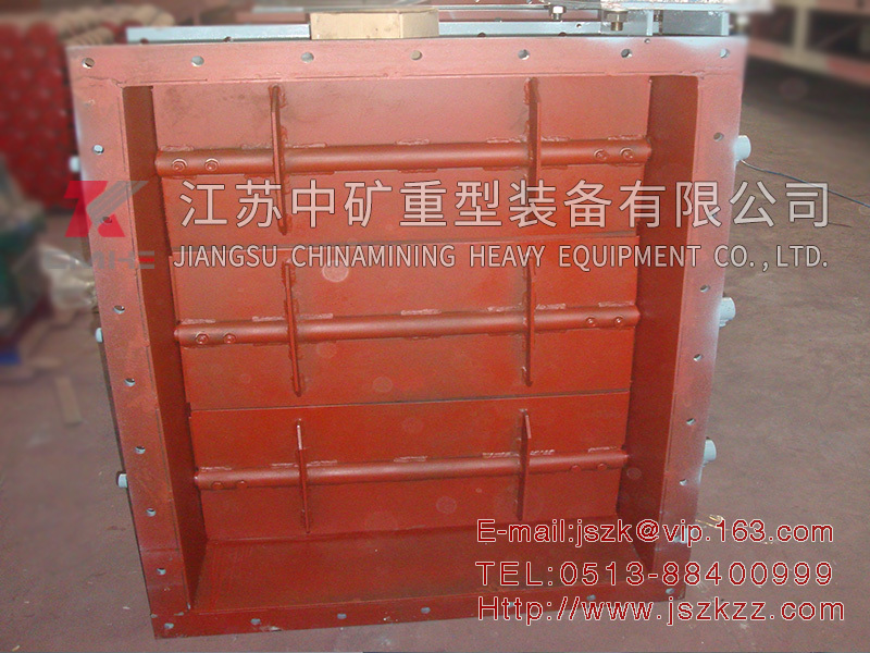 Electric window type louver valve