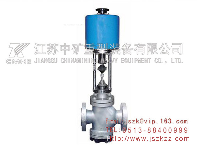 Electronic electric two-seat regulating valve