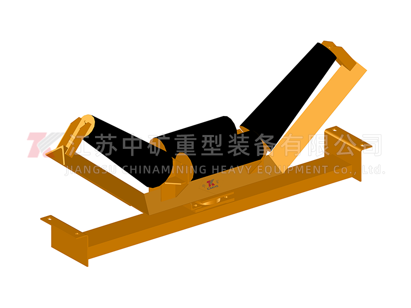 Slot-type self-aligning idlers