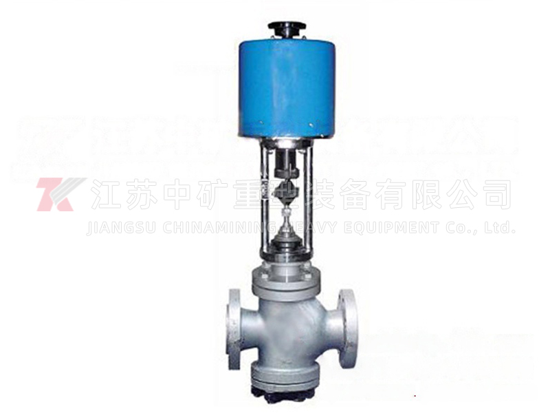 Electronic electric two-seat regulating valve