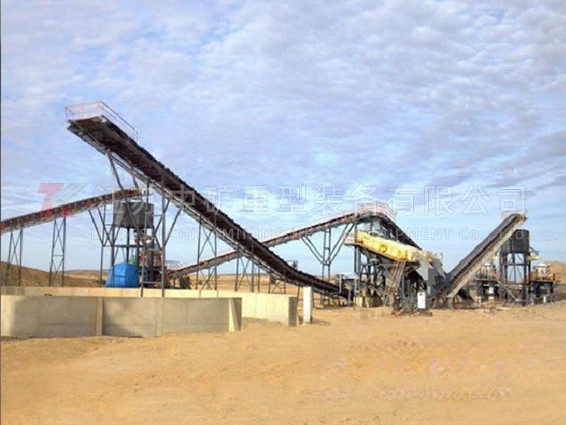 Complete set of equipment for gravel sand making and screening